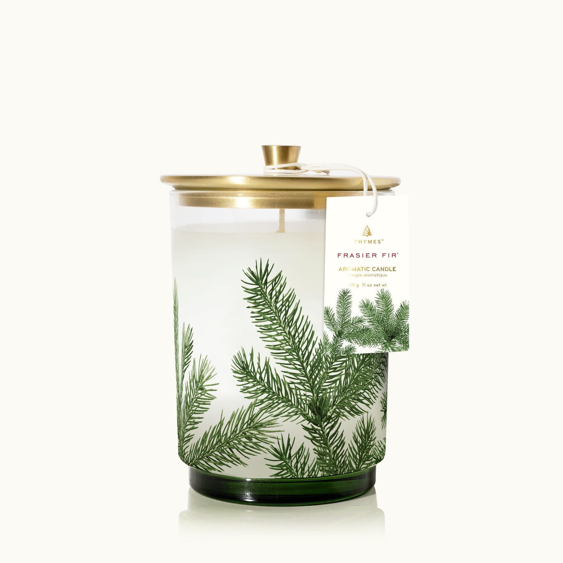 Thymes Frasier Fir Pine Needle Luminary, 11.5oz