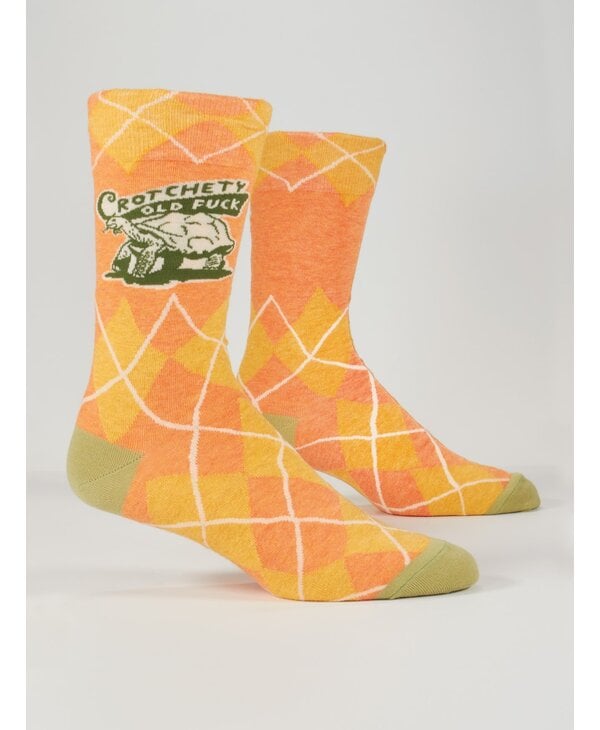 Blue Q Crotchety Old F***  Men's Socks