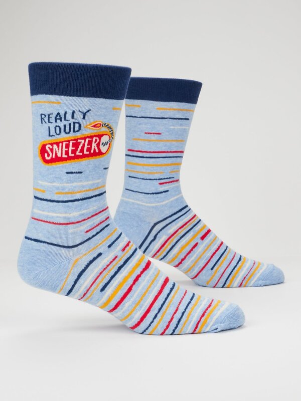 Blue Q Really Loud Sneezer Men's Socks