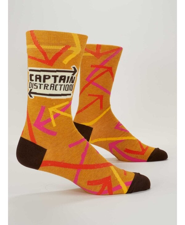 Blue Q Captain Distraction Men's Socks