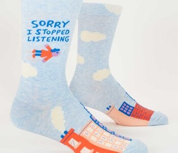 I Stopped Listening Men's Socks