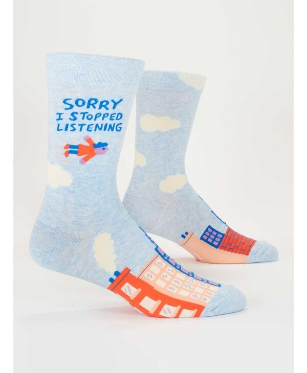 Blue Q I Stopped Listening Men's Socks