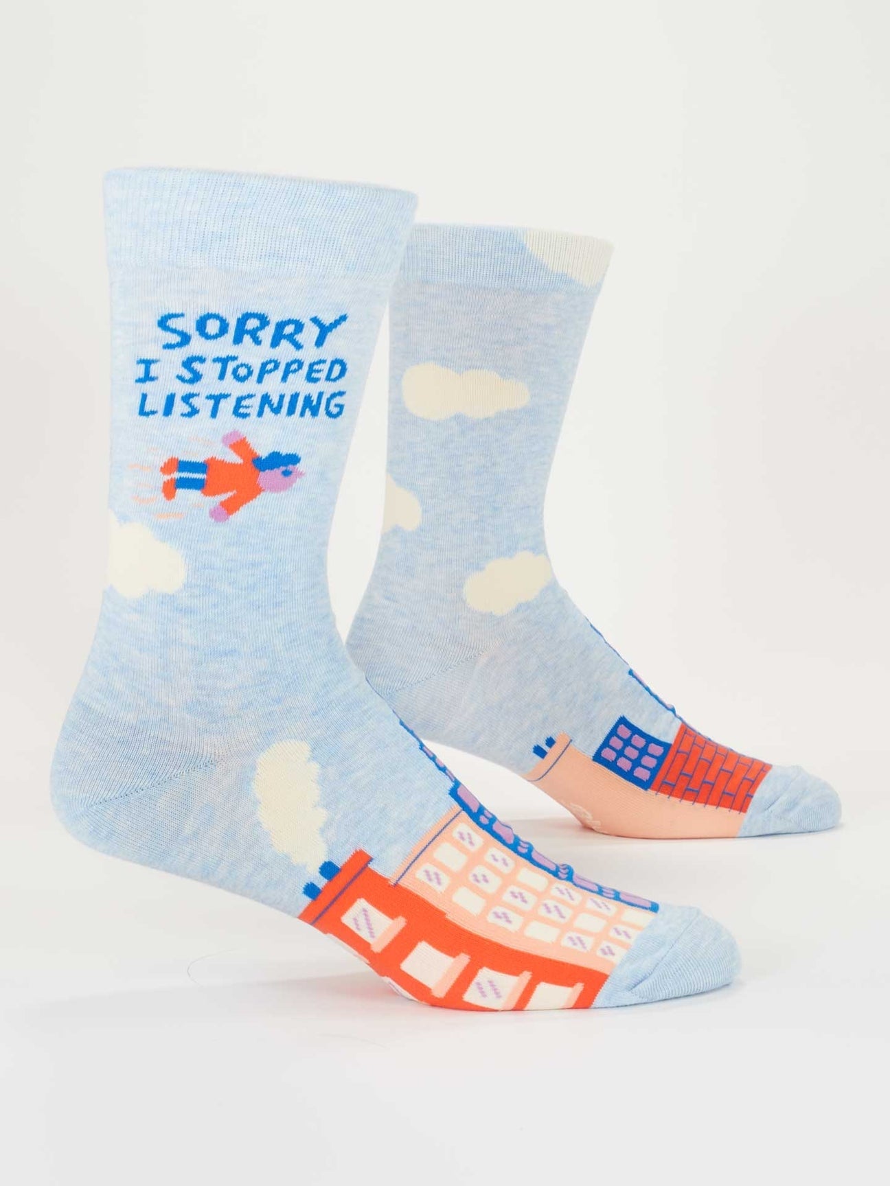 Blue Q I Stopped Listening Men's Socks