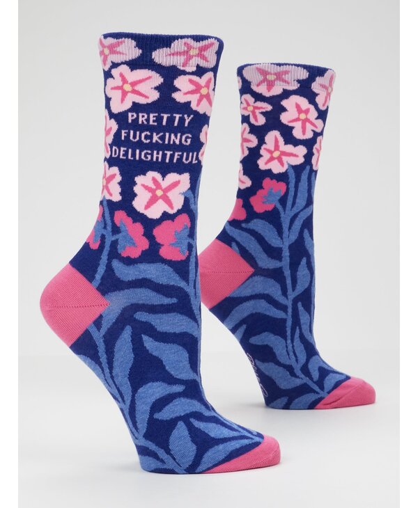 Blue Q Fucking Delightful Crew Socks