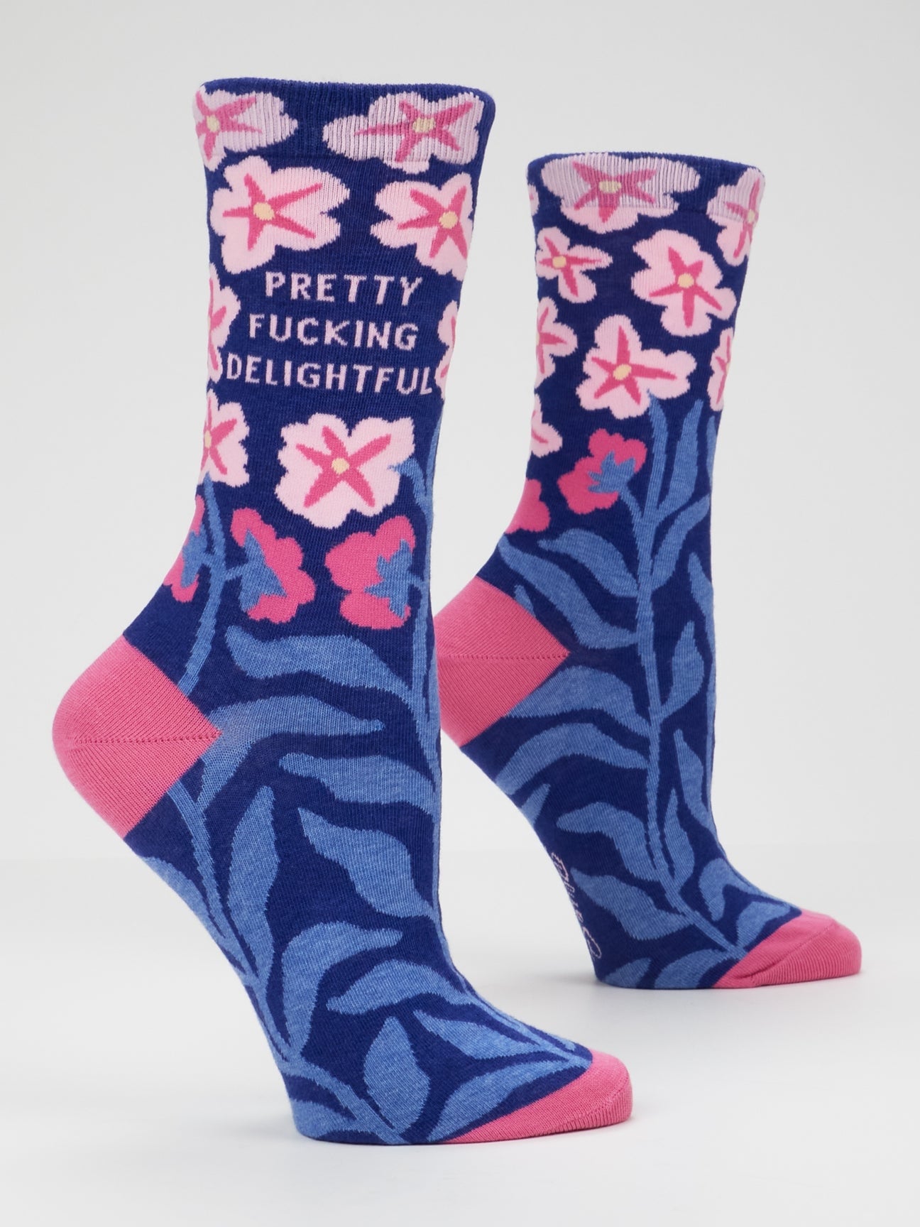 Blue Q Fucking Delightful Crew Socks