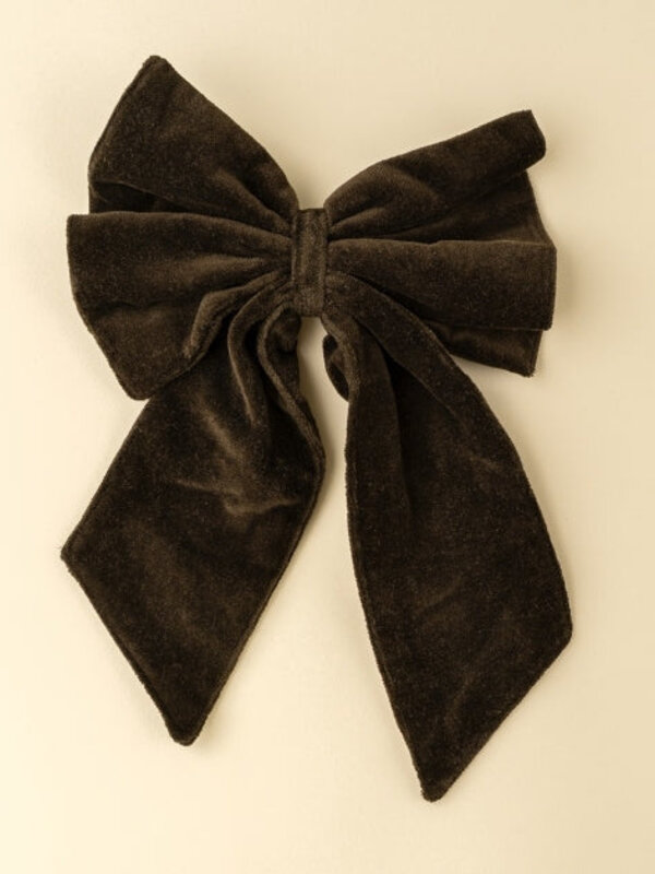 Indaba Trading Co. Velvet Bow Clip