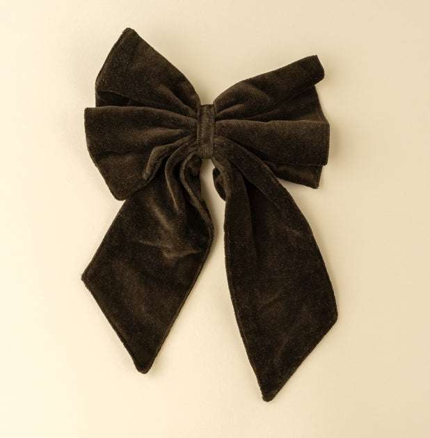 Indaba Trading Co. Velvet Bow Clip