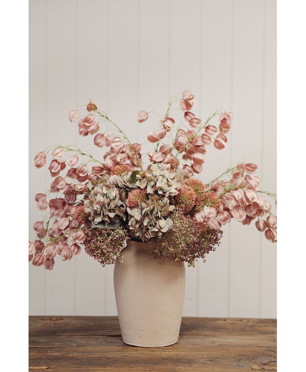 Indaba Trading Co. Lantern Flower Stem, Dusty Pink