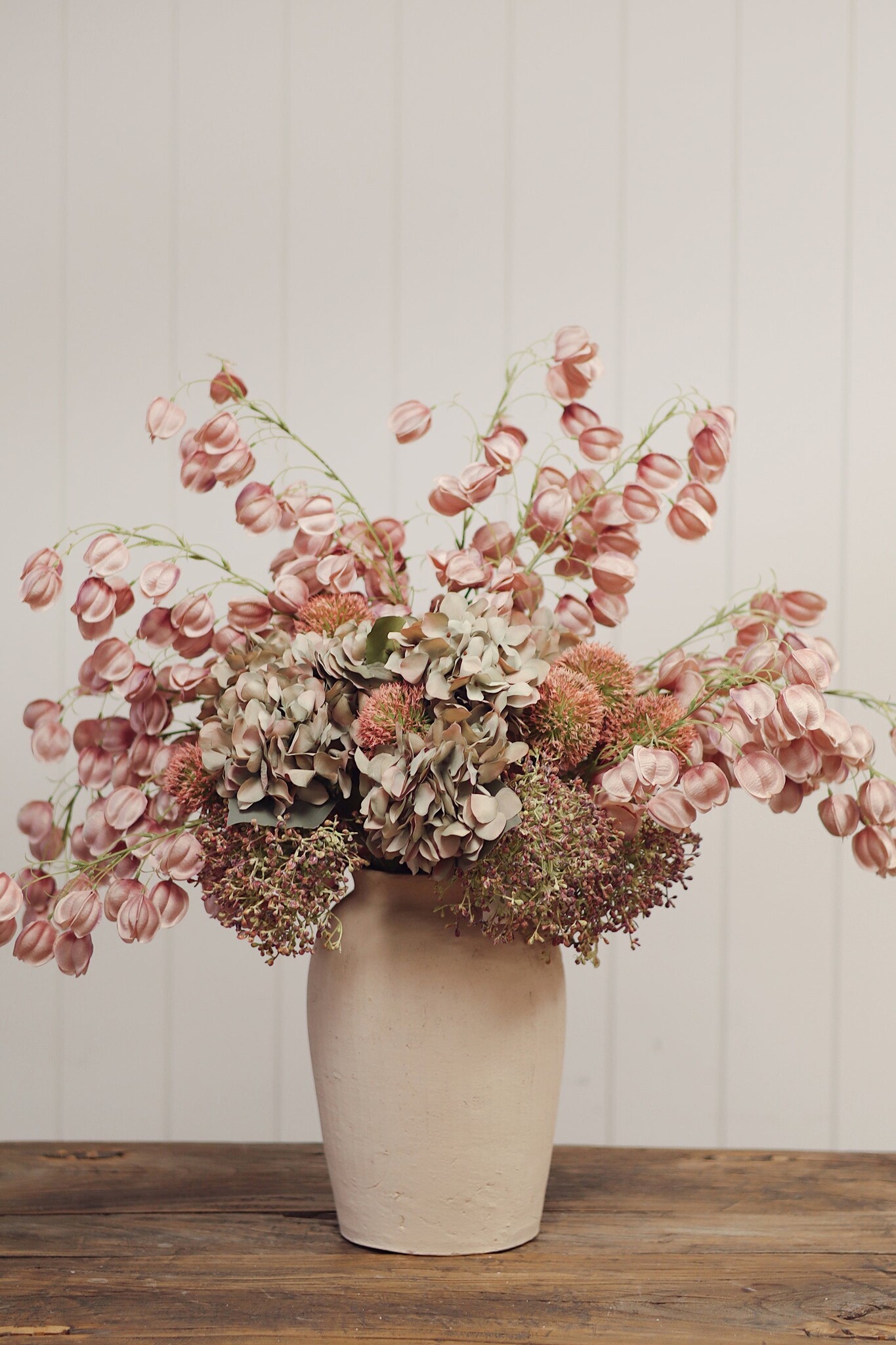 Indaba Trading Co. Lantern Flower Stem, Dusty Pink