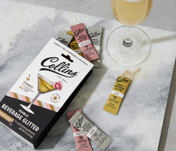 Collins Cocktail Edible Glitter, 12pk