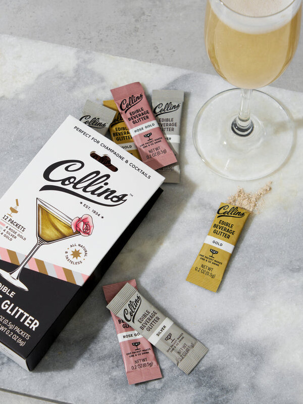 Collins Collins Cocktail Edible Glitter, 12pk