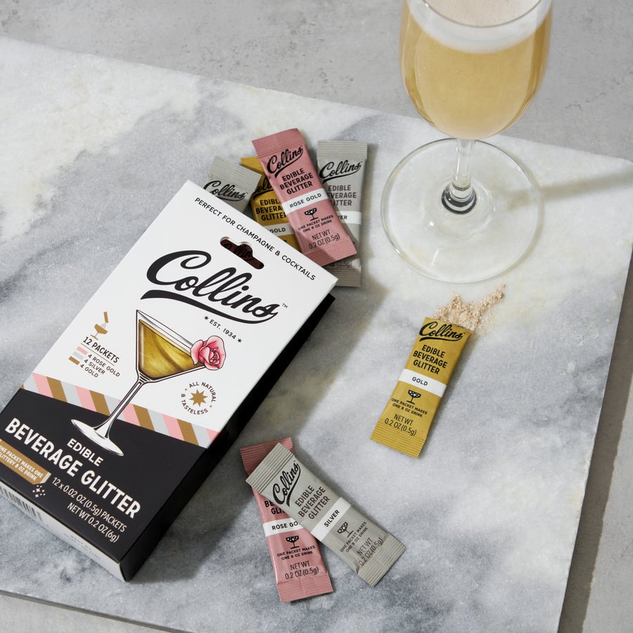 Collins Collins Cocktail Edible Glitter, 12pk