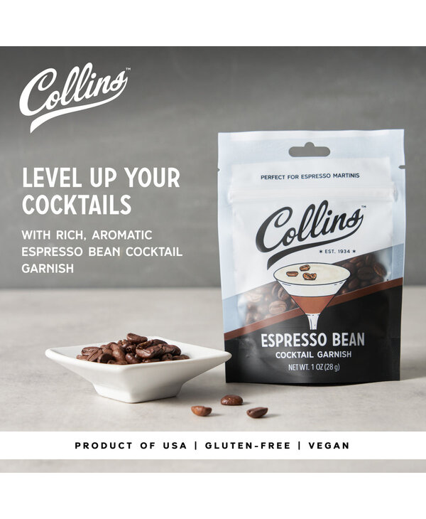 Collins Collins Espresso Bean Garnish