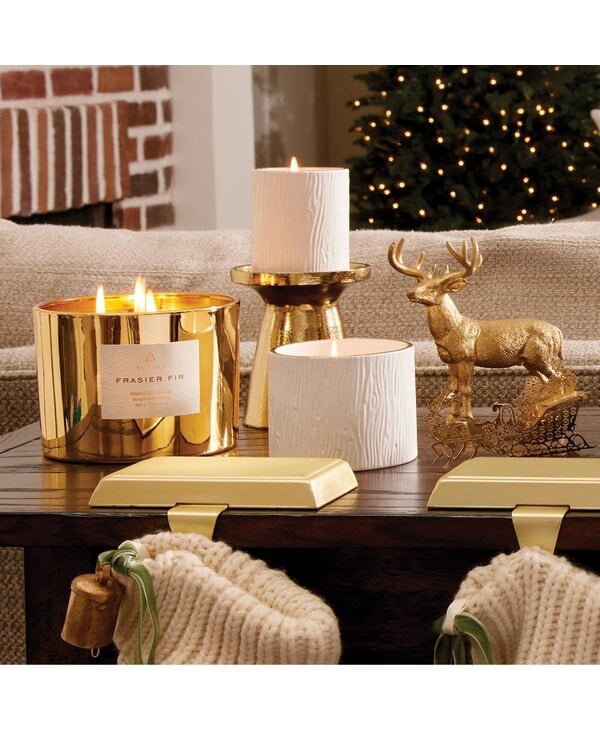 Thymes Frasier Fir Gold 3-Wick, 17oz