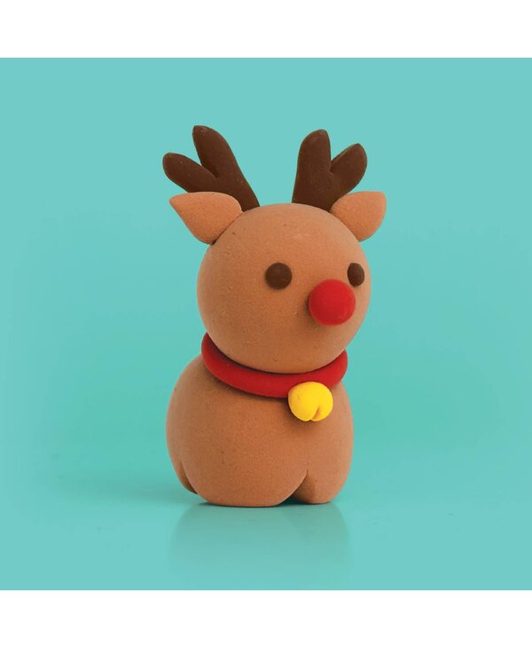 Clay Moo Reindeer Ornament Clay Kit