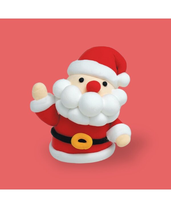 Clay Moo Santa Ornament Clay Kit