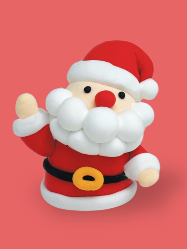 Clay Moo Santa Ornament Clay Kit