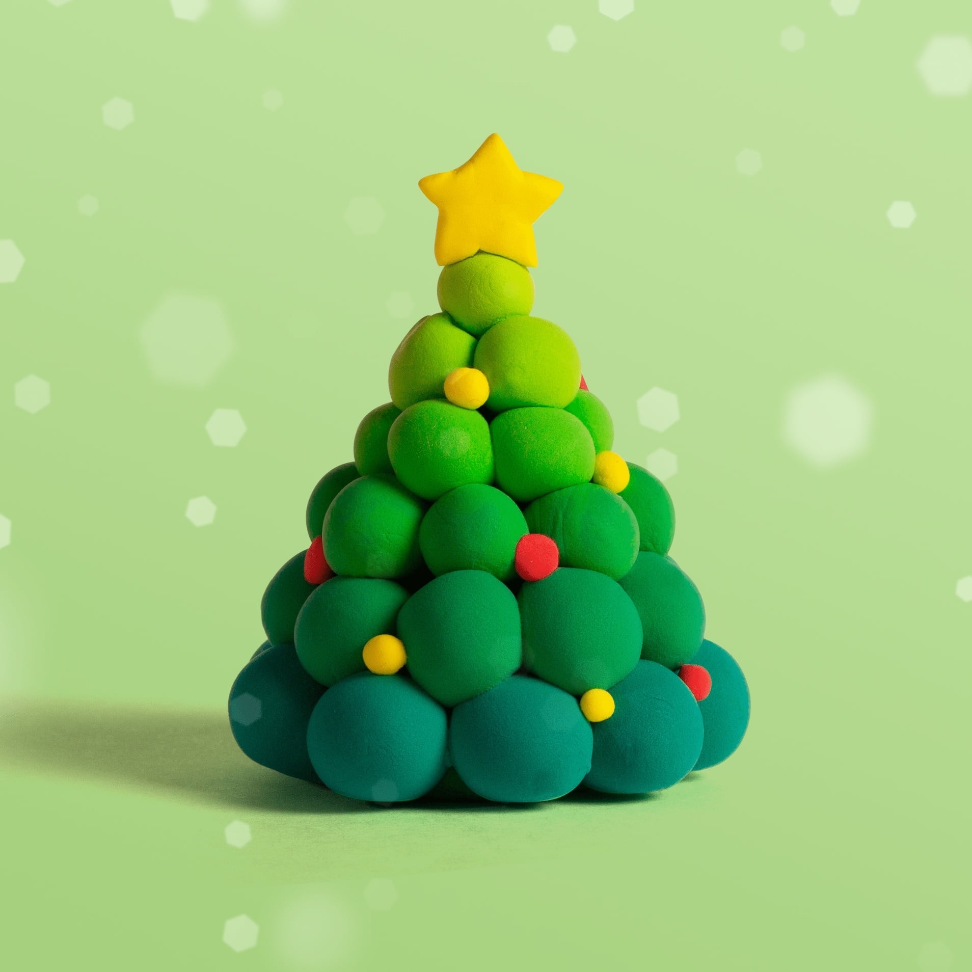 Clay Moo Xmas Tree Ornament Clay Kit