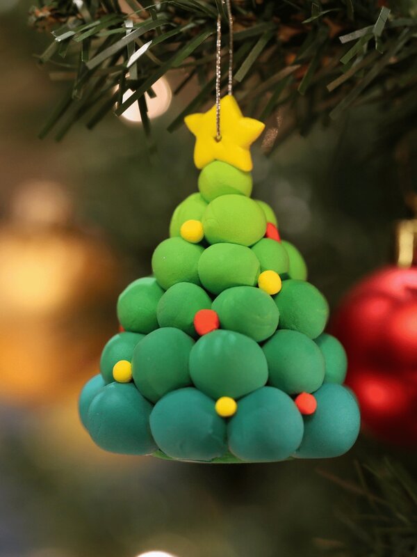Clay Moo Xmas Tree Ornament Clay Kit