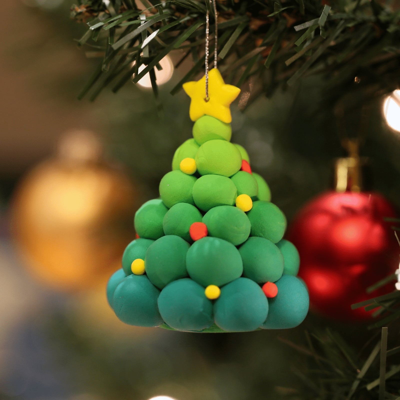 Clay Moo Xmas Tree Ornament Clay Kit