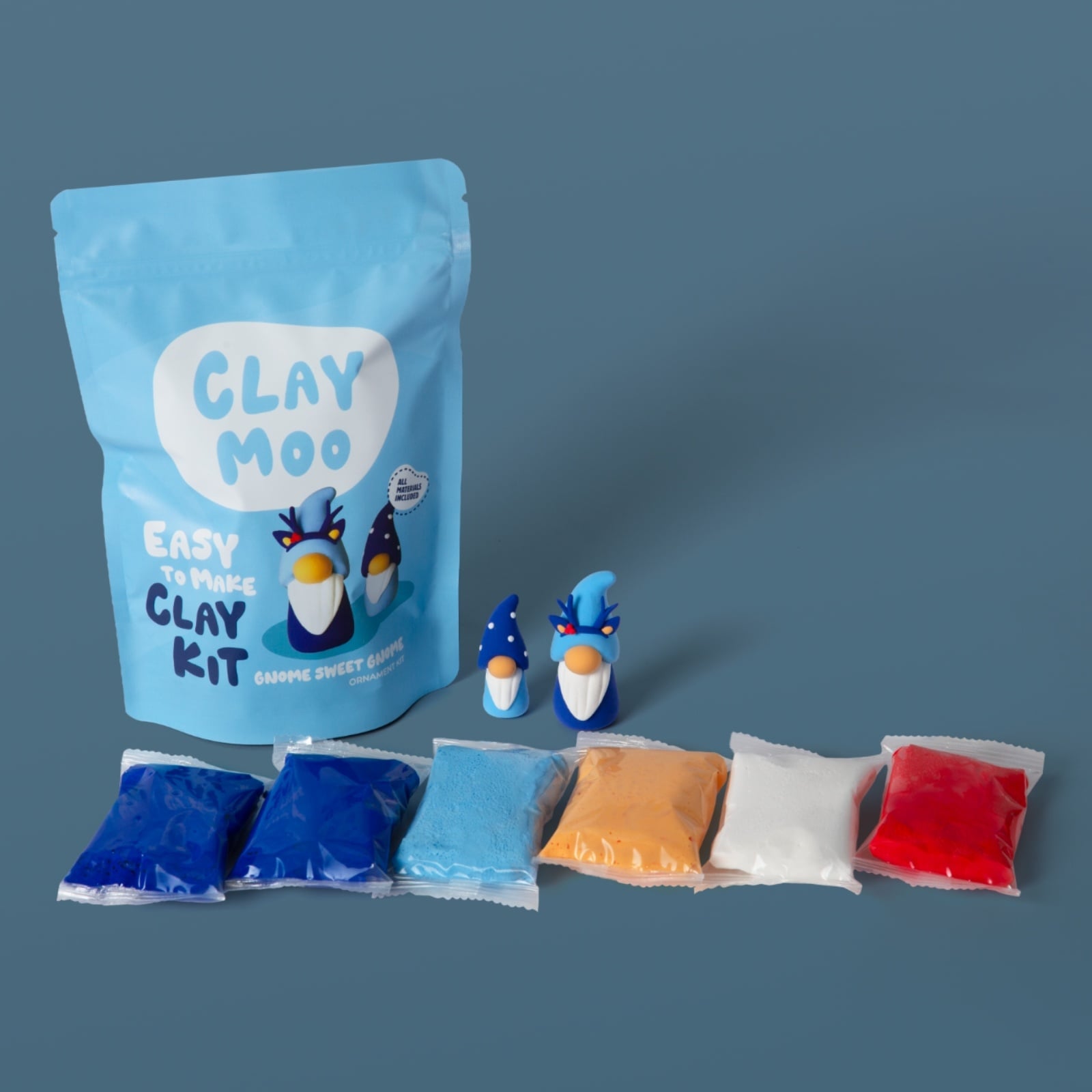 Clay Moo Gnome Ornament Clay Kit