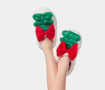 Christmas Tree Slippers