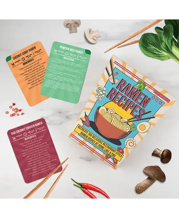 Gift Republic 100 Ramen Recipes Cards