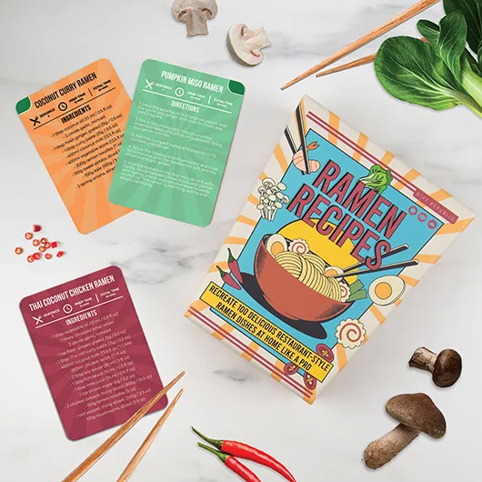 Gift Republic 100 Ramen Recipes Cards