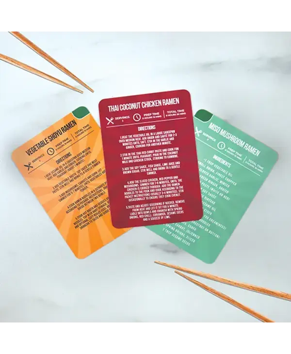 Gift Republic 100 Ramen Recipes Cards