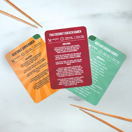 Gift Republic 100 Ramen Recipes Cards