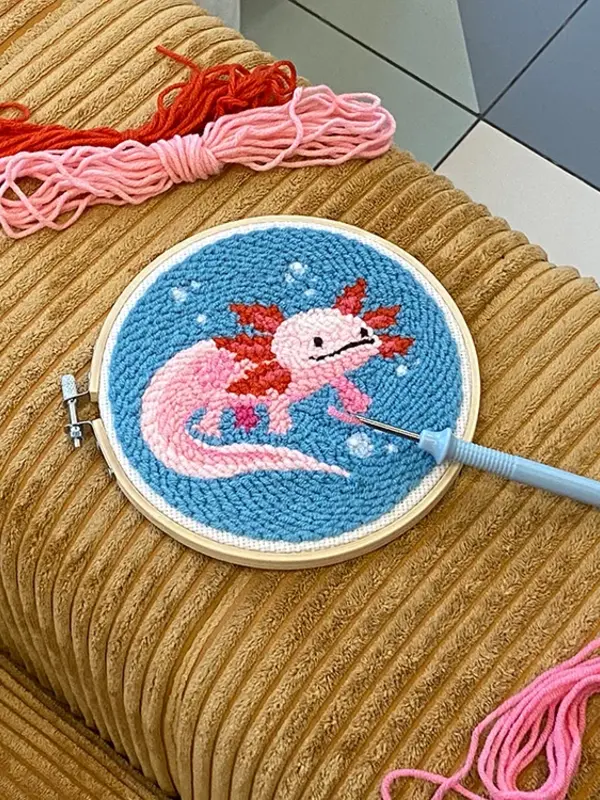 KIKKERLAND Axolotl Punch Needle