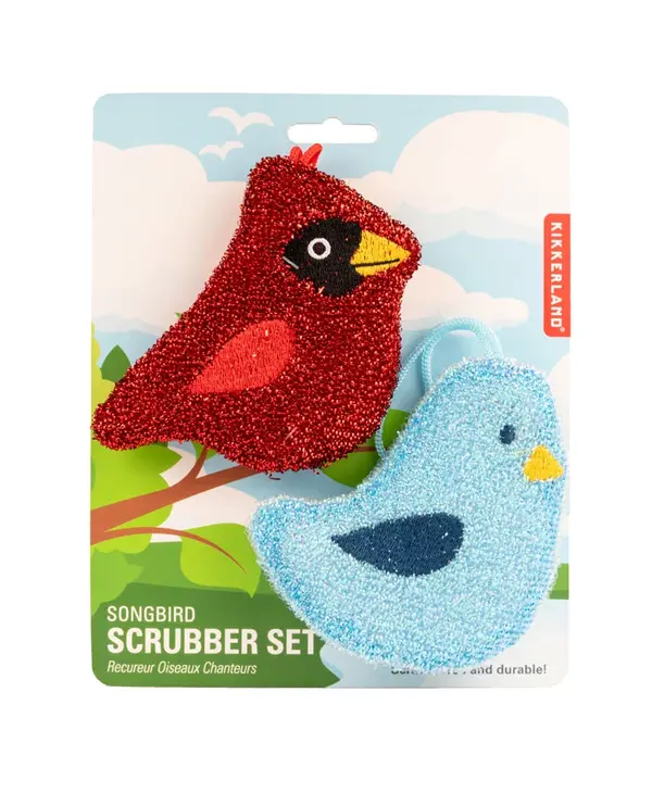 KIKKERLAND Songbird Scrubber Set