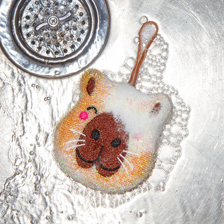 KIKKERLAND Capybara Scrub Sponge