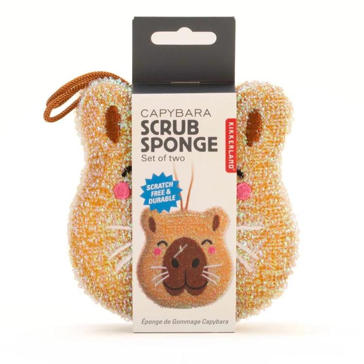 KIKKERLAND Capybara Scrub Sponge