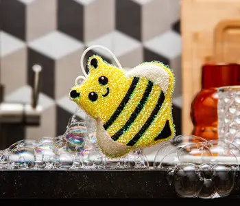 Bee Scrub Sponge