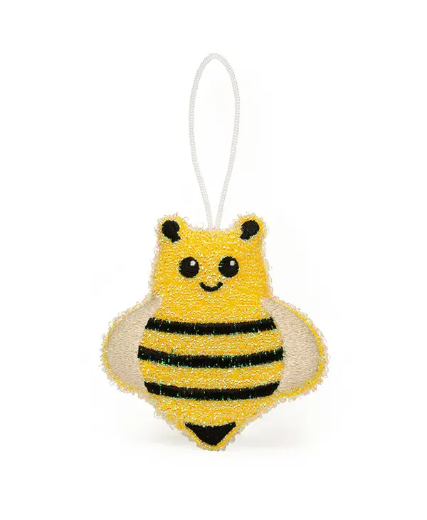 KIKKERLAND Bee Scrub Sponge