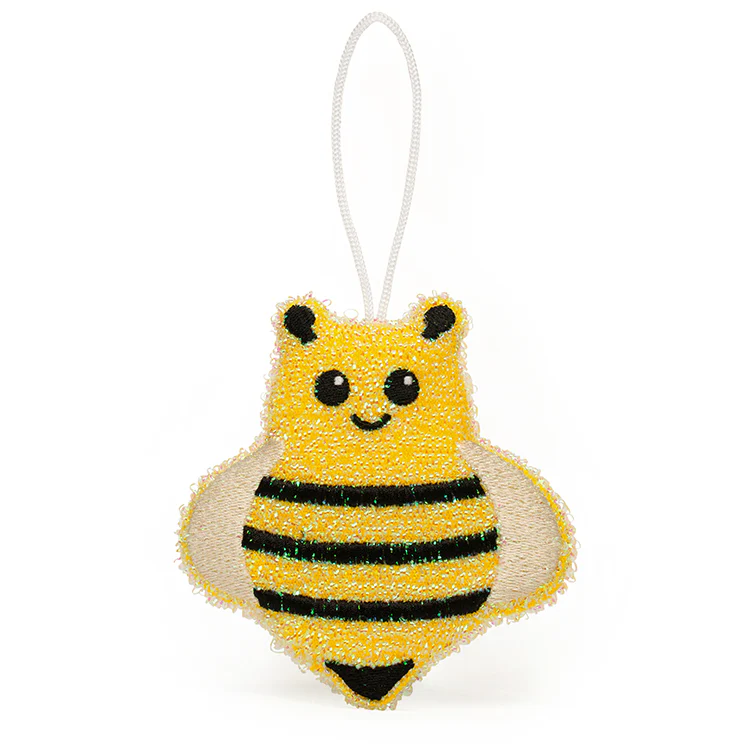 KIKKERLAND Bee Scrub Sponge