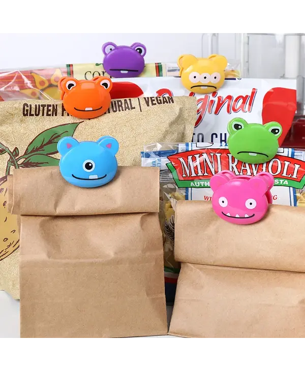 KIKKERLAND Crazy Monsters Bag Clips