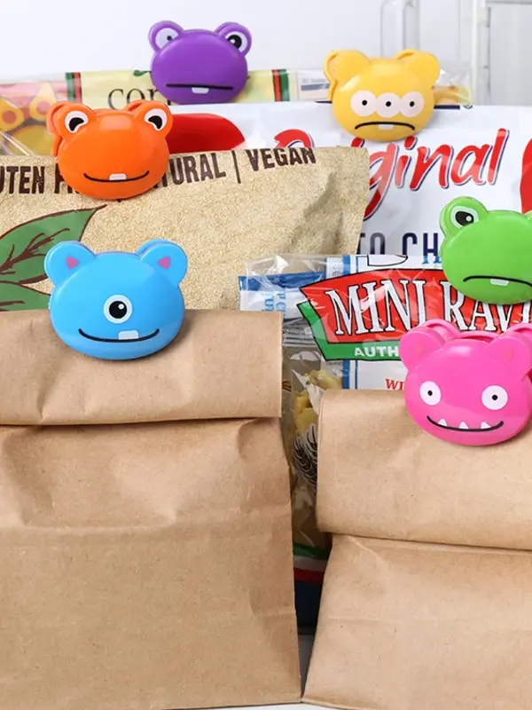 KIKKERLAND Crazy Monsters Bag Clips