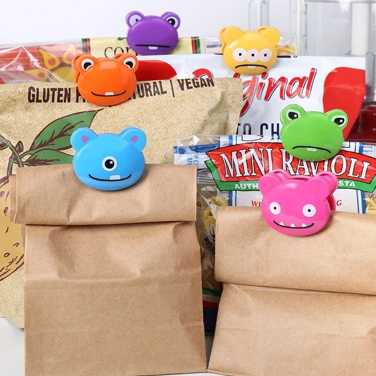 KIKKERLAND Crazy Monsters Bag Clips