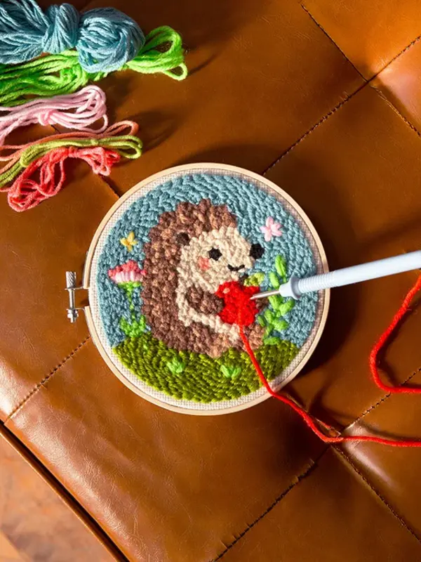 KIKKERLAND Hedgehog Punch Needle