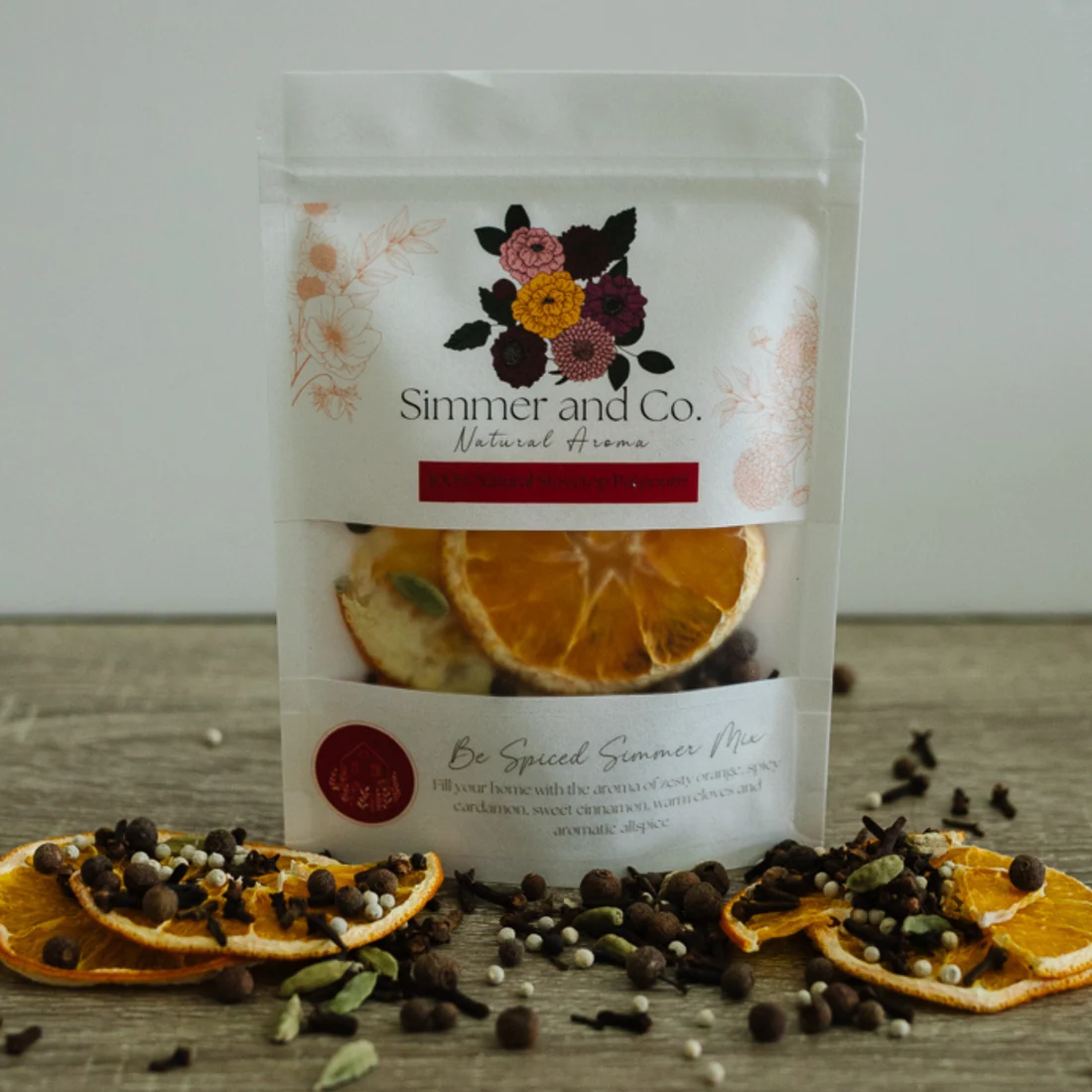 Simmer and Co Natural Aroma Be Spiced Simmer Mix, Stovetop Potpourri