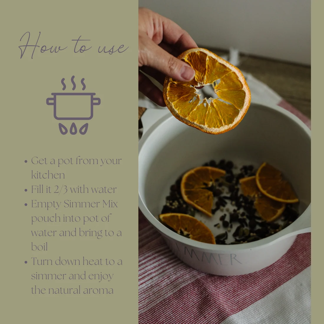 Simmer and Co Natural Aroma Be Spiced Simmer Mix, Stovetop Potpourri