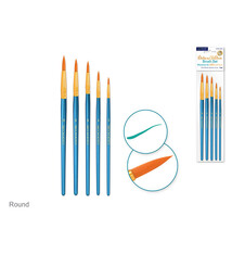 Deluxe Taklon Paint Brush Set