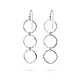 Mikel Grant Jewelry Soft Square Trio Drop Earrings