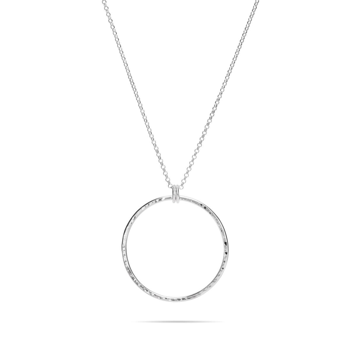 Mikel Grant Jewelry Hammered Minimalist Necklace
