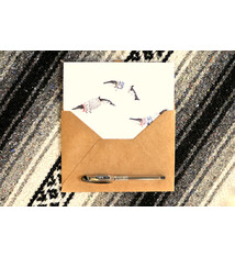 Natasha van Netten Art Card - Cocoon - Minke Whales