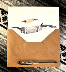 Art Card - Cocoon - Minke & Fin Whales