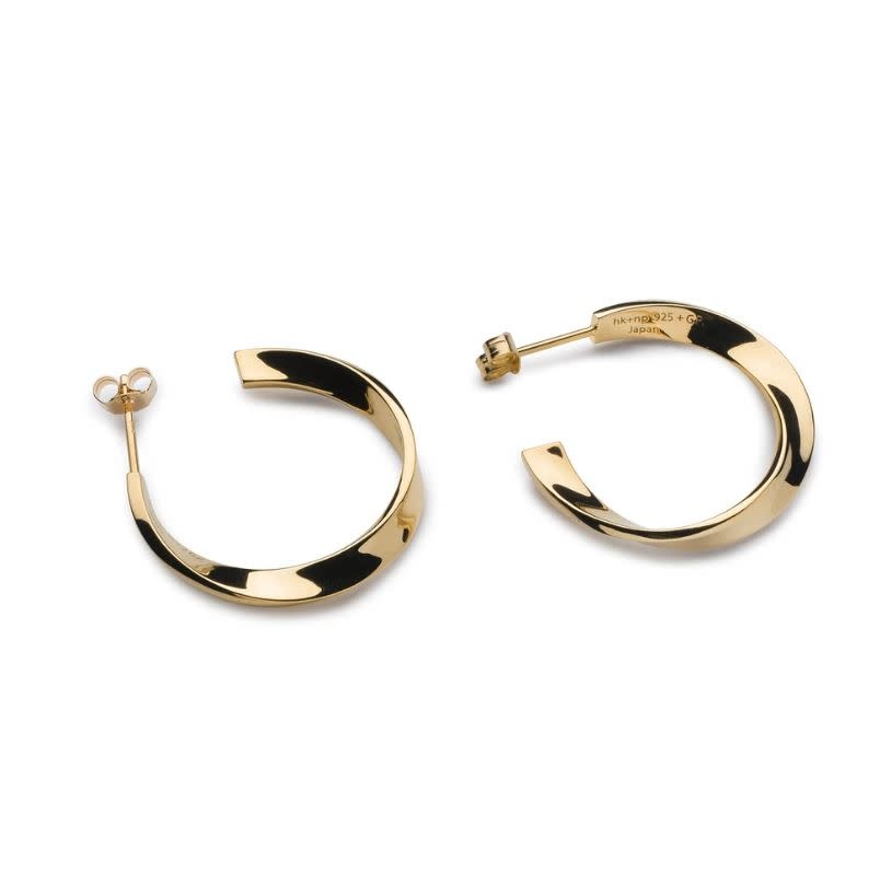 HK + NP Earrings - Twist Gold Vermeil