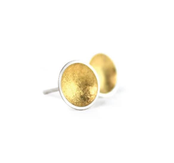 Paprika Design - CCBC Earrings - Gold Leaf Studs 24k